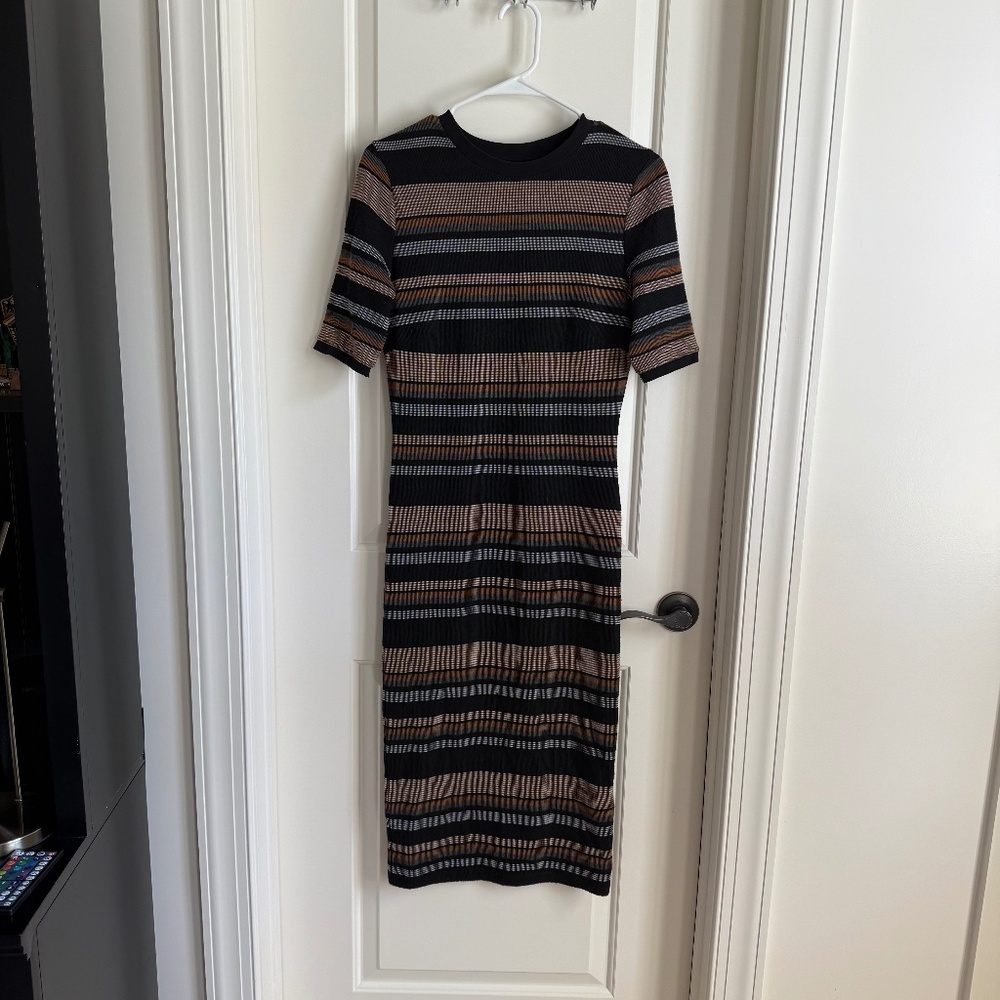 TOPSHOP bodycon midi dress